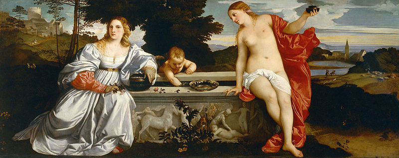 https://upload.wikimedia.org/wikipedia/commons/thumb/e/ed/Tiziano_-_Amor_Sacro_y_Amor_Profano_%28Galer%C3%ADa_Borghese%2C_Roma%2C_1514%29.jpg/800px-Tiziano_-_Amor_Sacro_y_Amor_Profano_%28Galer%C3%ADa_Borghese%2C_Roma%2C_1514%29.jpg