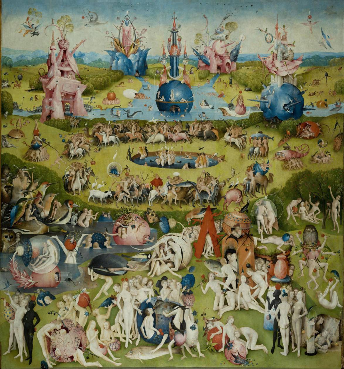 Descripcin: https://upload.wikimedia.org/wikipedia/commons/8/88/Hieronymus_Bosch_-_The_Garden_of_Earthly_Delights_-_Garden_of_Earthly_Delights_%28Ecclesia%27s_Paradise%29.jpg