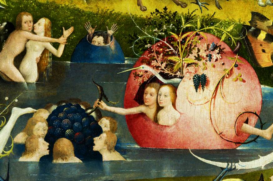Descripción: Hieronymus Bosch - The Garden of  Earthly Delights (Central Panel) (Detail 12)
