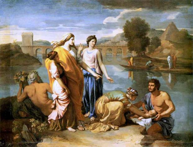 Resultado de imagen de poussin moise fait jaillir l´eau desert