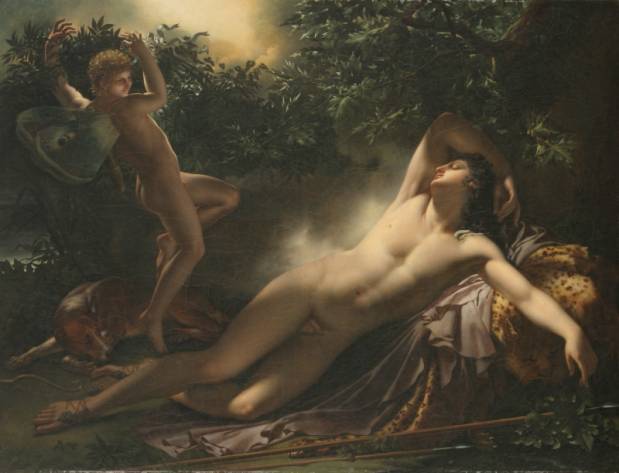 Resultado de imagen de Le Sommeil d'Endymion, Girodet