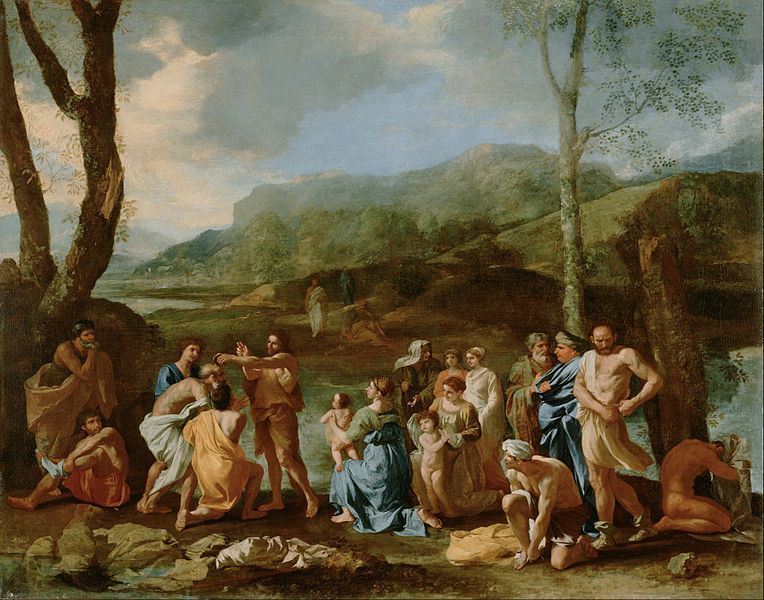 https://upload.wikimedia.org/wikipedia/commons/thumb/4/47/Nicolas_Poussin_%28French_-_Saint_John_Baptizing_in_the_River_Jordan_-_Google_Art_Project.jpg/764px-Nicolas_Poussin_%28French_-_Saint_John_Baptizing_in_the_River_Jordan_-_Google_Art_Project.jpg