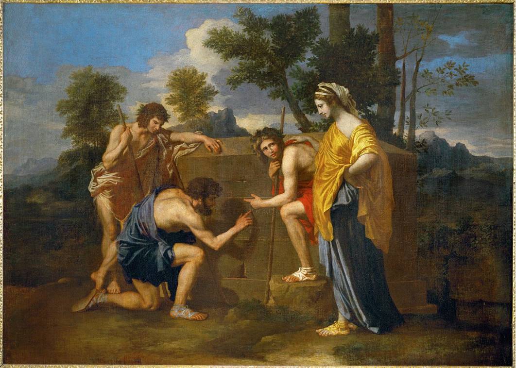 https://upload.wikimedia.org/wikipedia/commons/thumb/d/df/Nicolas_Poussin_-_Et_in_Arcadia_ego_%28deuxi%C3%A8me_version%29.jpg/1200px-Nicolas_Poussin_-_Et_in_Arcadia_ego_%28deuxi%C3%A8me_version%29.jpg