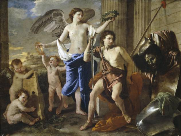 Resultado de imagen de Poussin le Triomphe de David