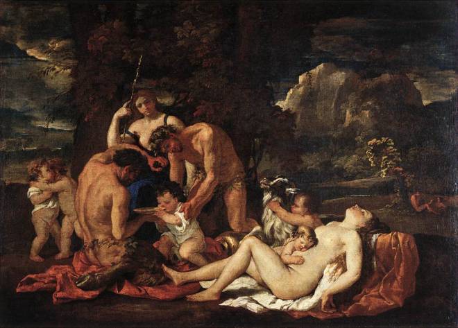 Resultado de imagen de Nature de Bacchus de Nicolas Poussin