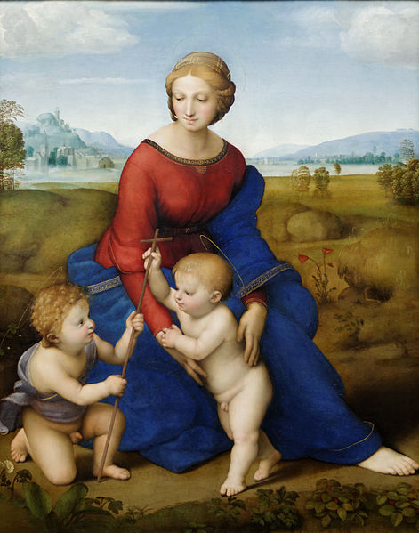 http://upload.wikimedia.org/wikipedia/commons/thumb/8/8d/Raphael_Madonna_of_the_Meadow.jpg/471px-Raphael_Madonna_of_the_Meadow.jpg