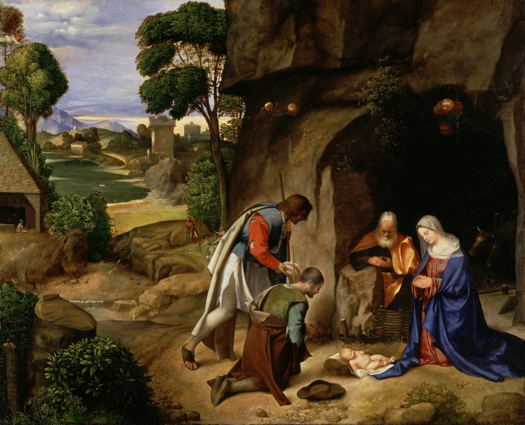 http://amelieke.com/wp-content/uploads/2012/12/Giorgione_aanbidding_der_herders_1505_1510-1024x828.jpg