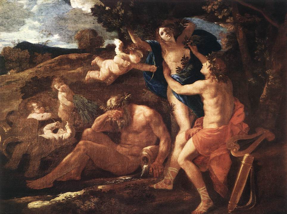 https://upload.wikimedia.org/wikipedia/commons/f/ff/Nicolas_Poussin_-_Apollo_and_Daphne_-_WGA18261.jpg